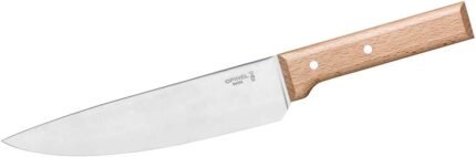 opinel parallele stainless stel chefs knife plain