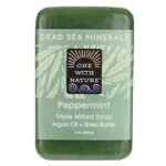one with nature peppermint dead sea mineral soap