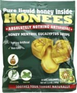 honees honey menthol & eucalyptus cough drops