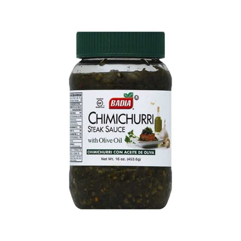 badia chimichurri steak sauce with olive oil