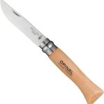 opinel no 06 stainless steel folding knife beechwood