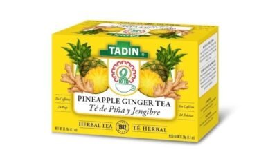 tadin pineapple ginger tea pack