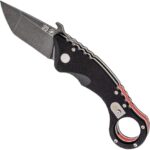 spartan blades shoto tonin folding karambit knife black