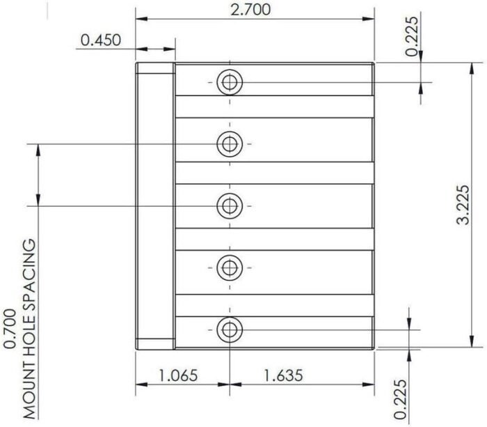 hipshot kickass high mass bass bridge black