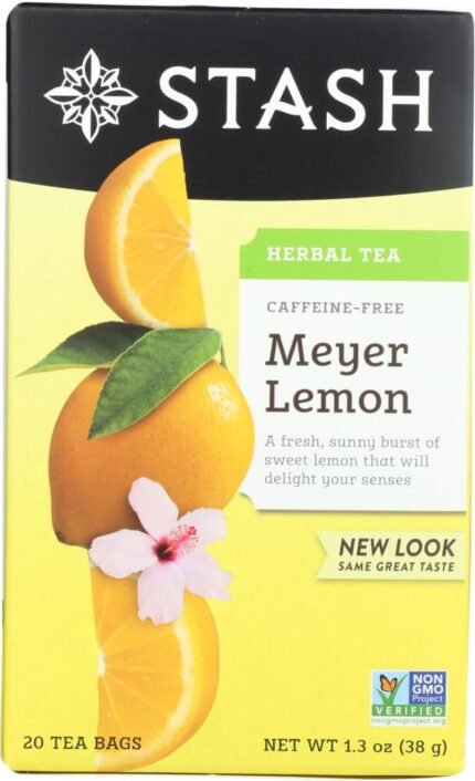 stash herbal tea meyer lemon