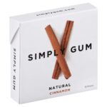 Simply Gum Natural Chewing Gum, Natural Cinnamon