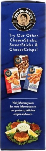 john wm macys asiago & cheddar cheesecrisps pack