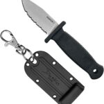 shark lock demko knives fixed blade with sheath