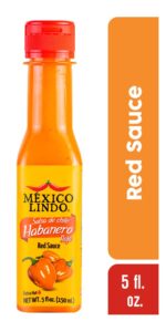 mexico lindo habanero hot red sauce