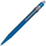 caran d ache ballpoint pen metal blue