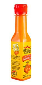 mexico lindo habanero hot red sauce