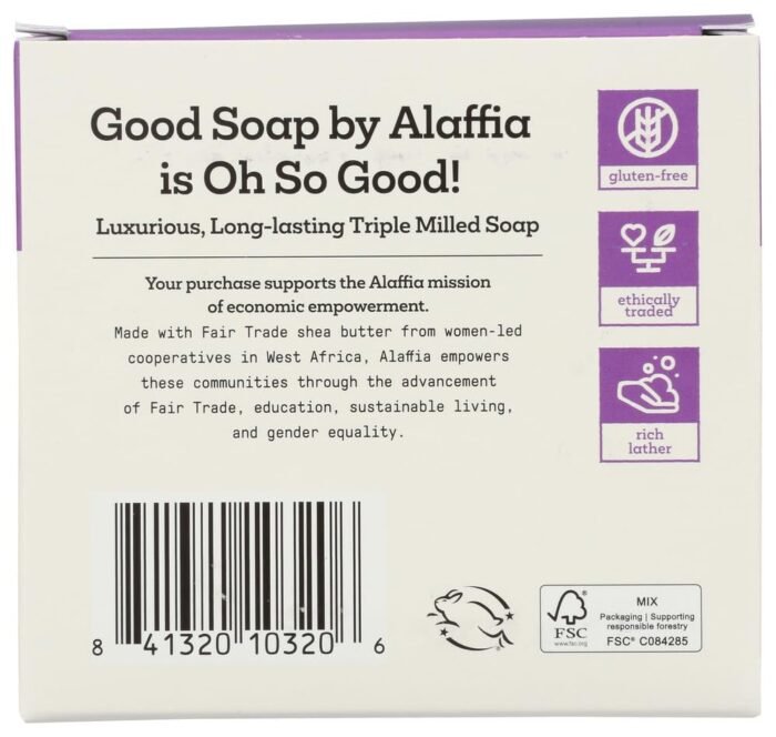 alaffia good soap lavender