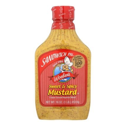 woebers sandwhich pal sweet & spicy mustard