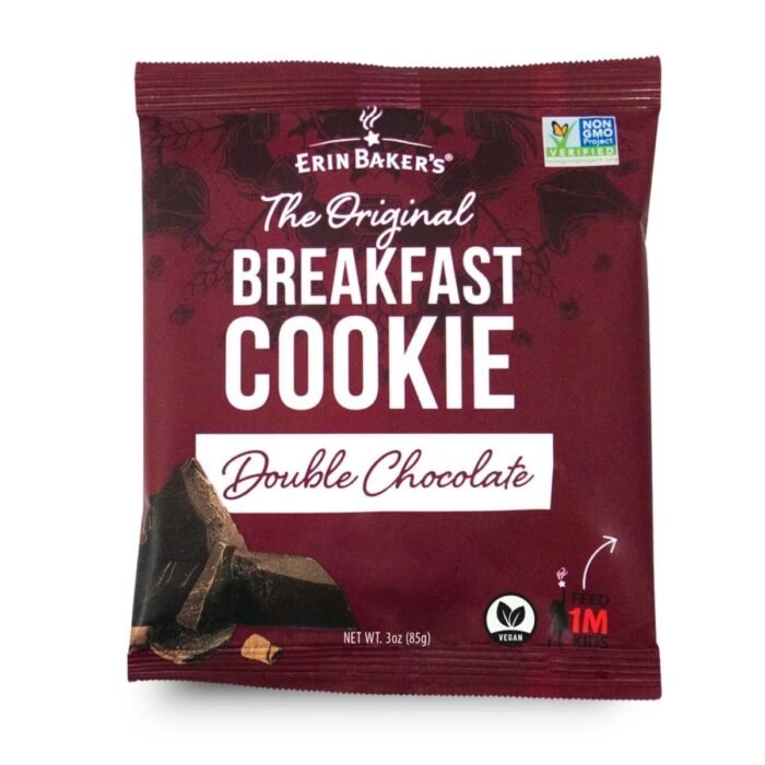 erin bakers double chocolate breakfast cookies pack