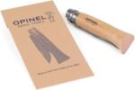 opinel no 12 stainless steel pocket knife beechwood