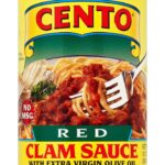 cento red clam sauce with extra virgin olive oil
