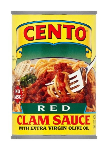 cento red clam sauce with extra virgin olive oil