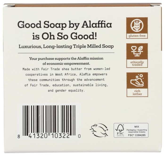 alaffia good soap coconut with shea butter 20 oz
