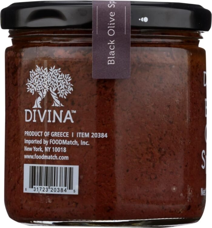 divina black olive spread