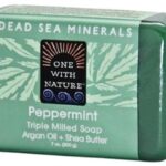 one with nature peppermint dead sea mineral soap