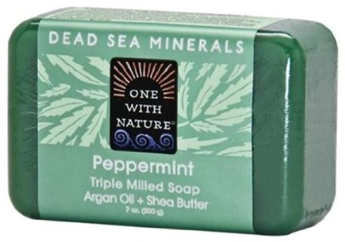 one with nature peppermint dead sea mineral soap