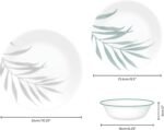 corelle solar print dinner plates 12 piece set