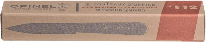 opinel no 112 paring knives 2 piece set