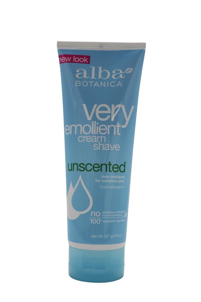 alba botanica emollient cream shave unscented