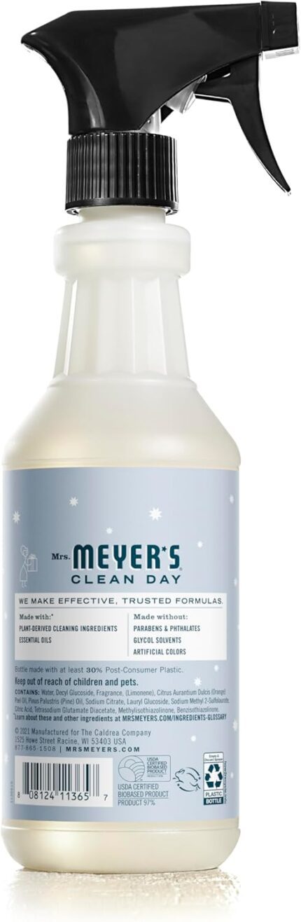 mrs meyers clean day cleaner spray snowdrop