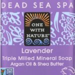 One With Nature Dead Sea Mineral Soap, Lavender, 7 Oz