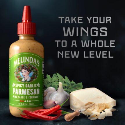 melinda's spicy garlic parmesan wing sauce