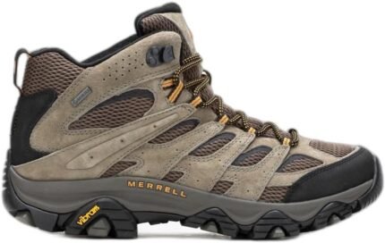 merrell mens moab 3 mid gtx hiking boot walnut 12 w