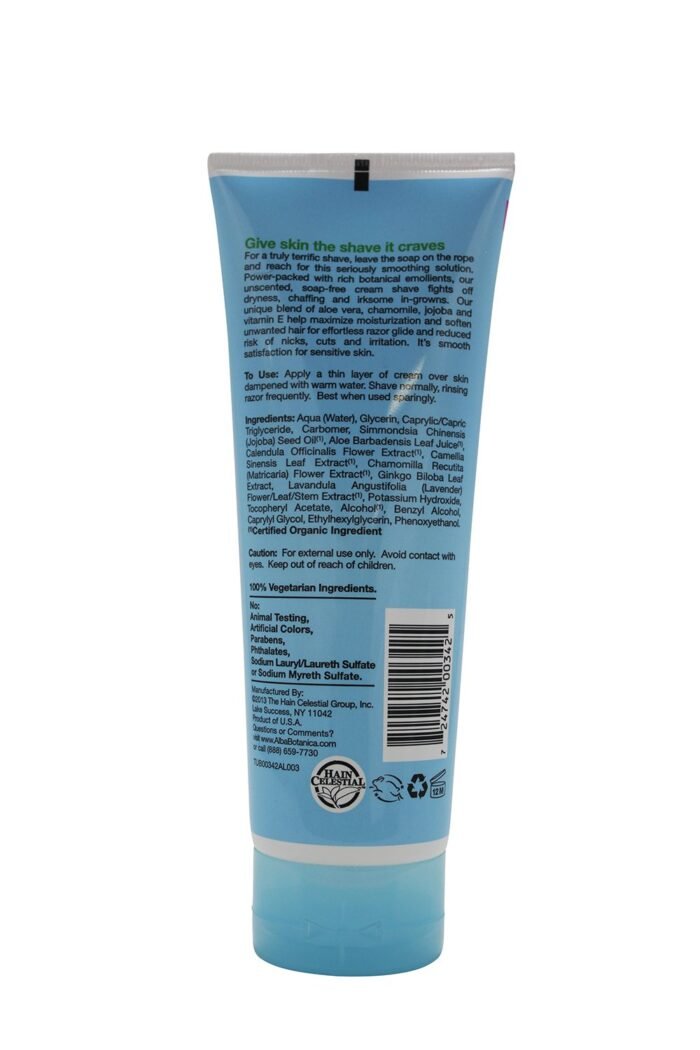 alba botanica emollient cream shave unscented