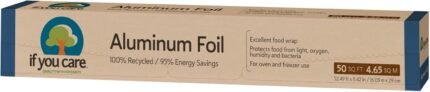 if you care aluminum foil 100% recycled 50 sq ft