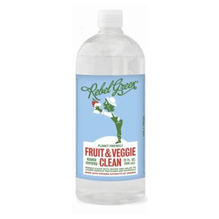 rebel green fruit & veggie wash bottle