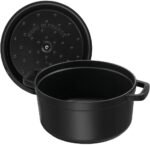 staub la cocotte round black 16 cm