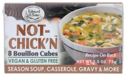 Edwards and Sons Bouillon Cubes, Not Chick'n, 2.5 Oz