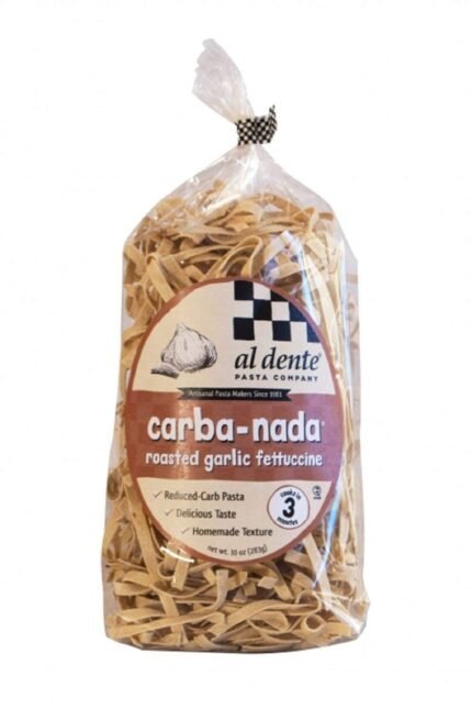 Al Dente Pasta Carba-Nada Roasted Garlic Fettuccine, 10 Oz