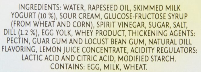 kuhne yogurt & dill salad dressing
