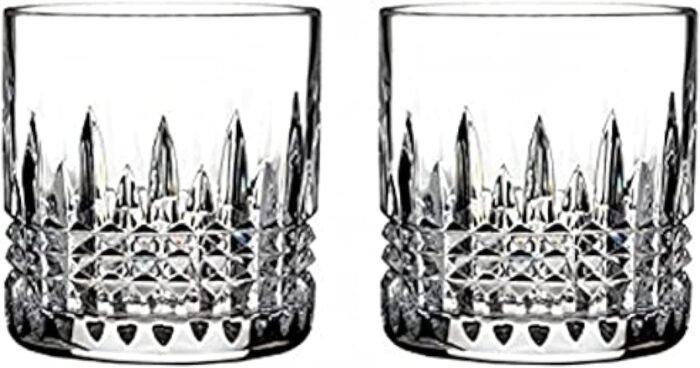 waterford connoisseur lismore diamond straight set of 2