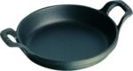 staub two handle pot black