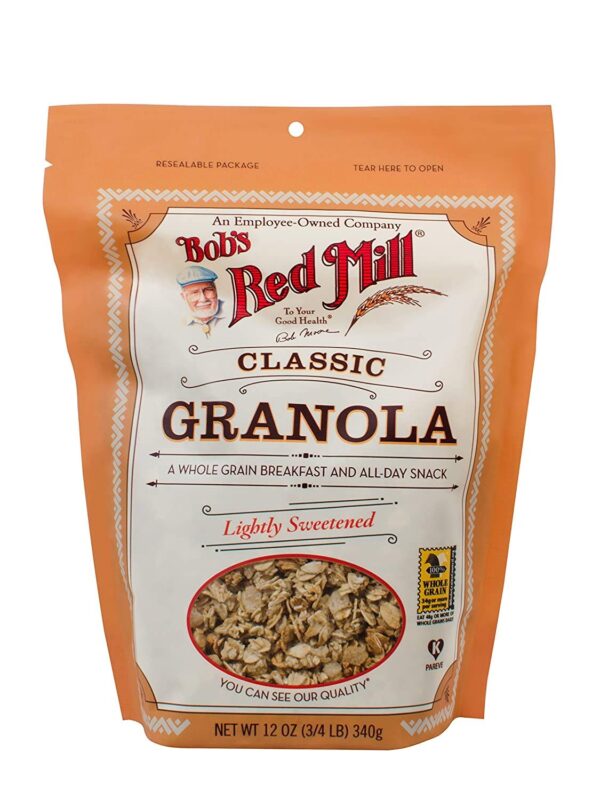 bobs red mill classic granola lightly sweetened pack