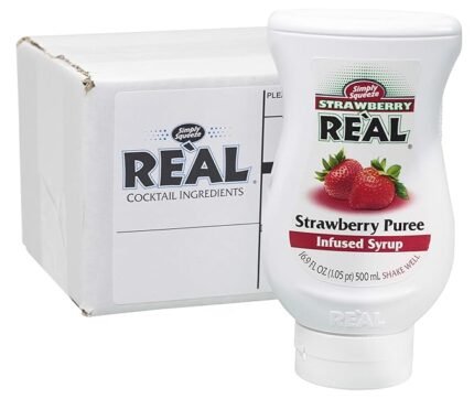 Strawberry Reàl, Strawberry Puree Infused Syrup, 16.9 Oz