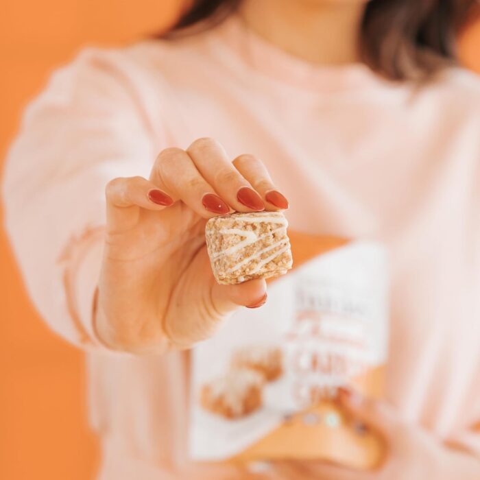 heaventy hunks carrot cake drizzle