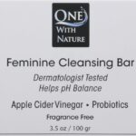 One With Nature Feminine Cleansing Bar, 3.5 Oz