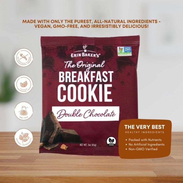 erin bakers double chocolate breakfast cookies pack