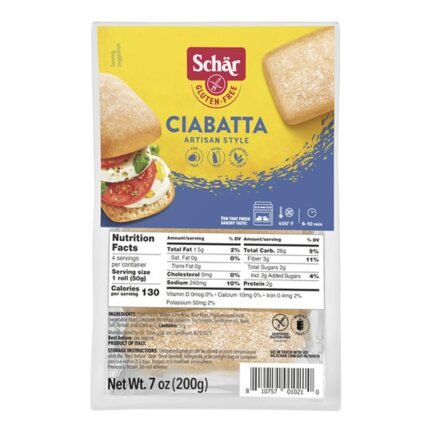 schar ciabatta rolls artisan style pack