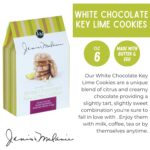 j&m foods white chocolate key lime cookies pack