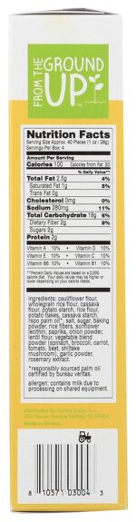 from the ground up cauliflower crackers sea salt