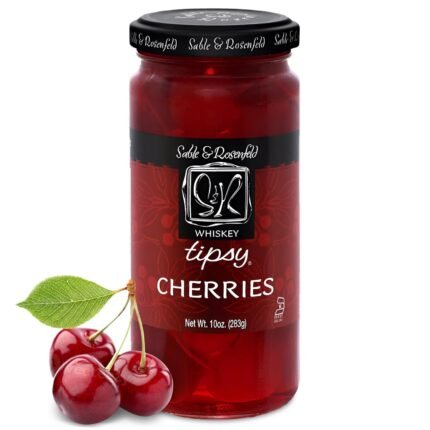 Sable & Rosenfeld Whiskey Tipsy Cherries, 10 Oz